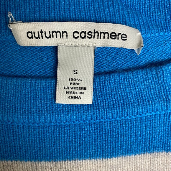 Autumn Cashmere rainbow stripe cashmere sweater - Picture 2 of 3